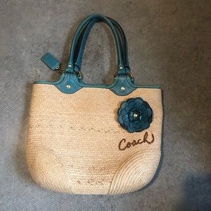 Coach Straw Bag